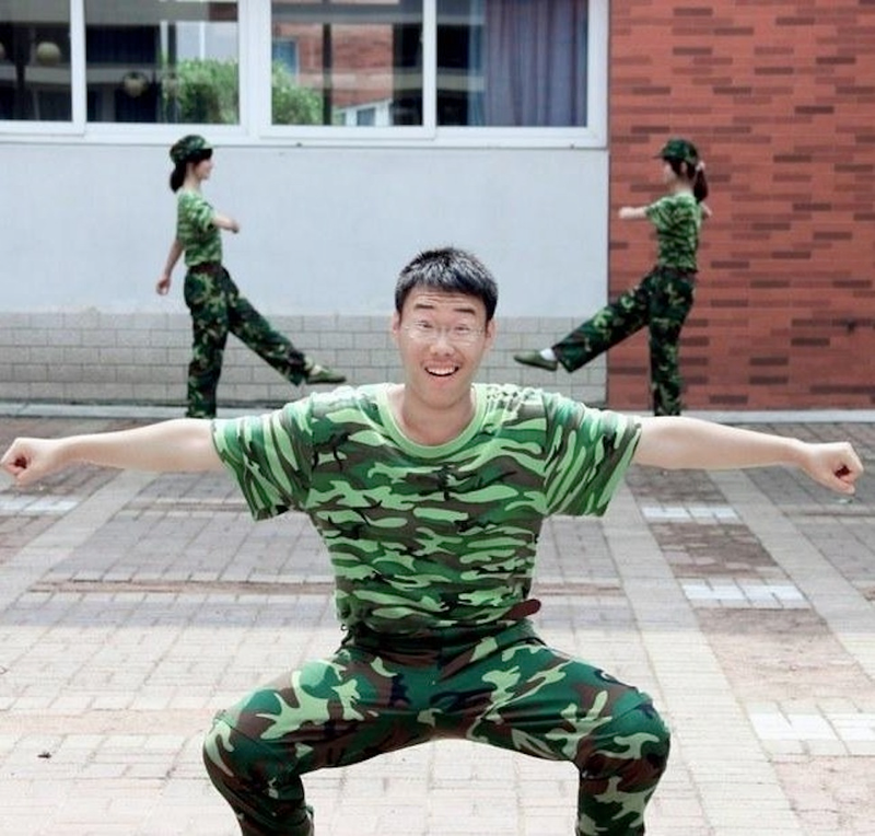 Illustration for article titled The Lighter Side Of China's Compulsory Military Training